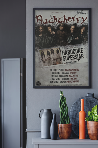 Buckcherry - Framed & Signed 2019 AUS Tour Poster - LAST ONE!